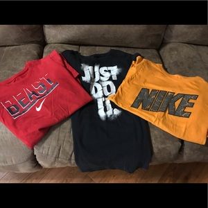 3 Nike youth XL athletic cut tees